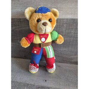 Vintage Gary Charles Dress Me Bear Educational Dexterity Teddy 12" b222